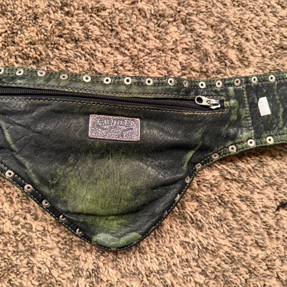 Hipstirr  Festival Utility Belt Bag/ Fanny Pack, Genuine  Leather  Boho - Picture 5 of 8